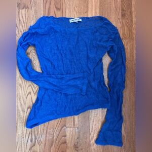 UO Asymmetrical Mohair Sweater